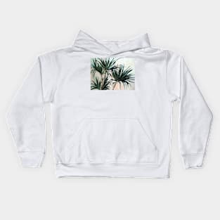 Dracaena tropical plant palm Kids Hoodie